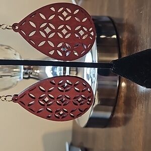 Brown Dangling Earrings